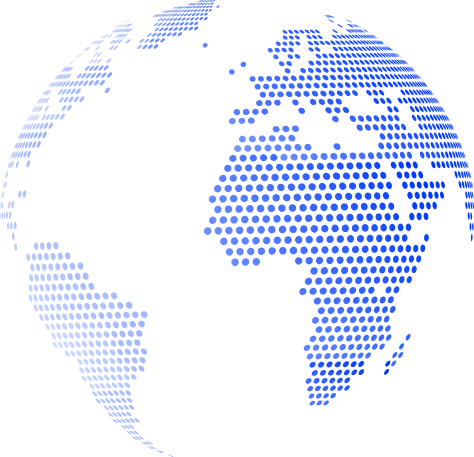 Stylised world map showing business creation methods across regions